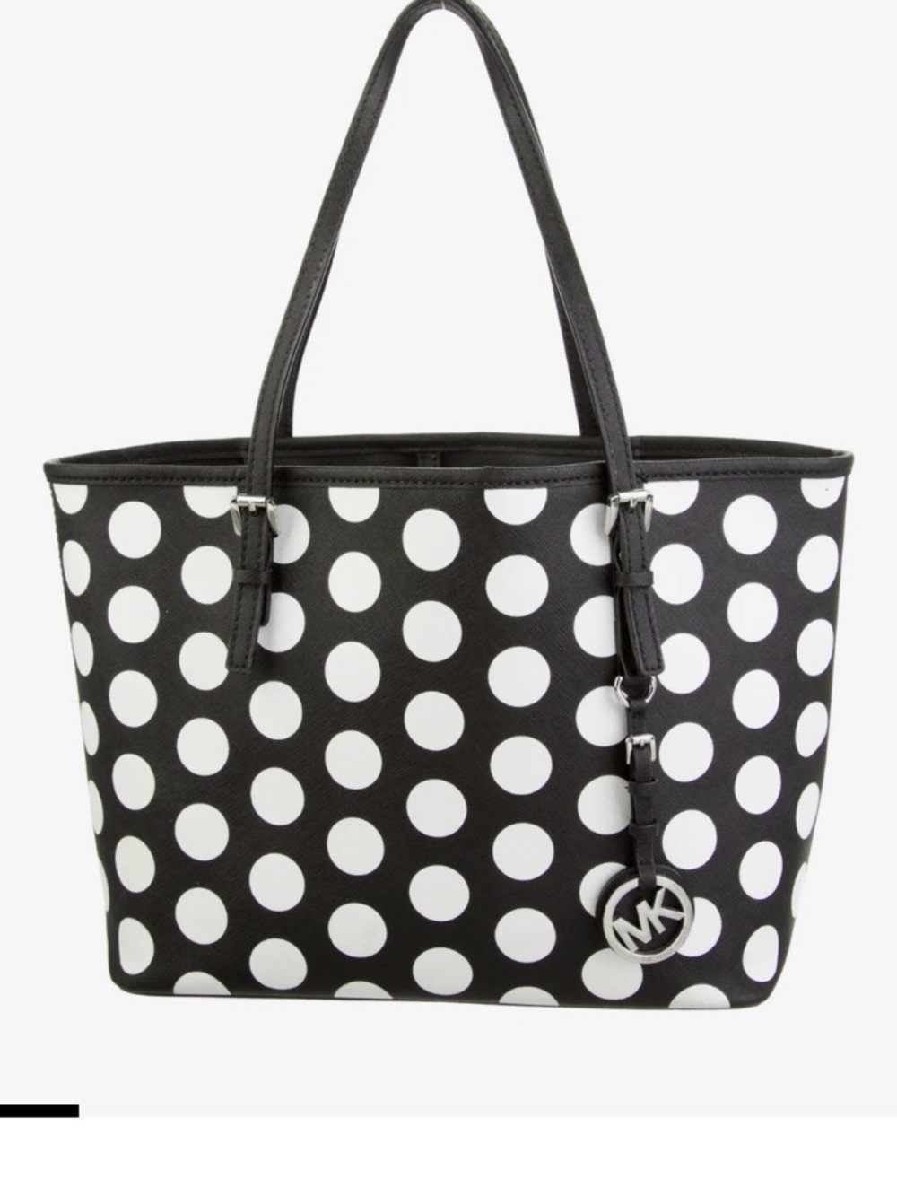 Michael Kors Saffiano Leather Polka Dot Tote